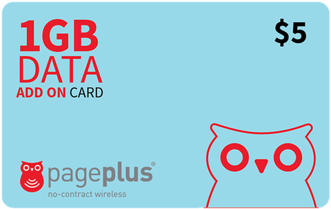 Page Plus Data Add-On - PrePaid Phone Zone