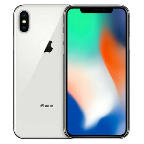 Apple iPhone X 64GB Silver - Page Plus